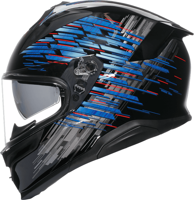 AGV 0101-18003 K7 Helmet - Genisys - Black/Blue/Gray - 2XL — image 6 of 7