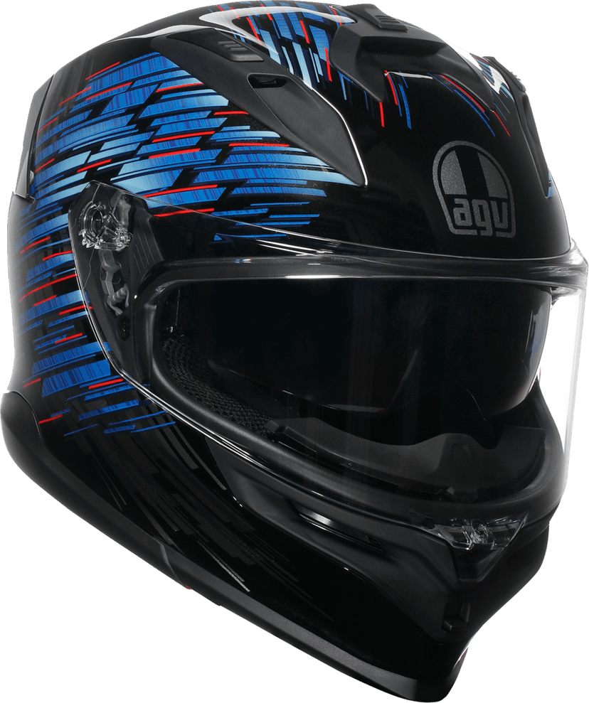 AGV 0101-18003 K7 Helmet - Genisys - Black/Blue/Gray - 2XL — image 2 of 7