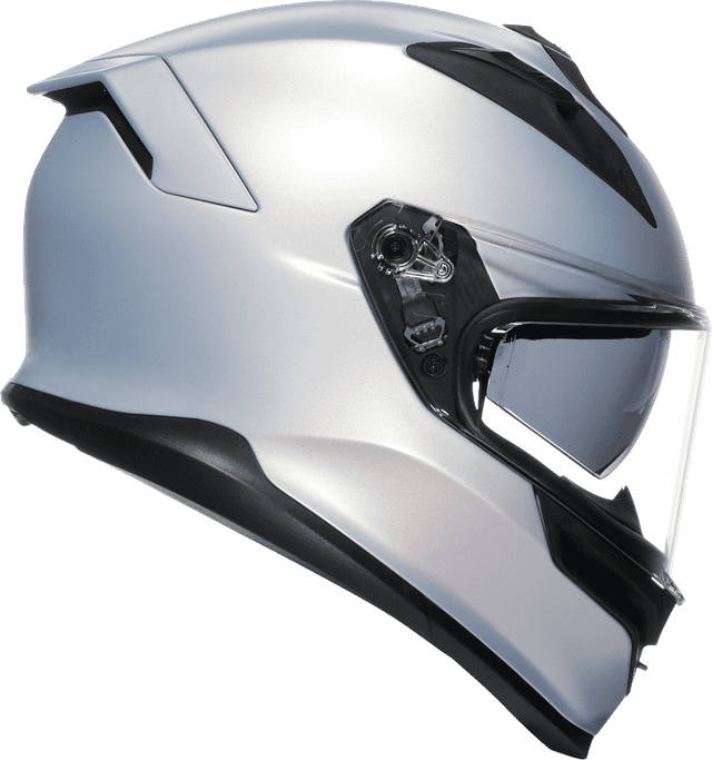 AGV 0101-18012 K7 Helmet - Mono - Matte Prisma Silver - Large — image 2 of 7