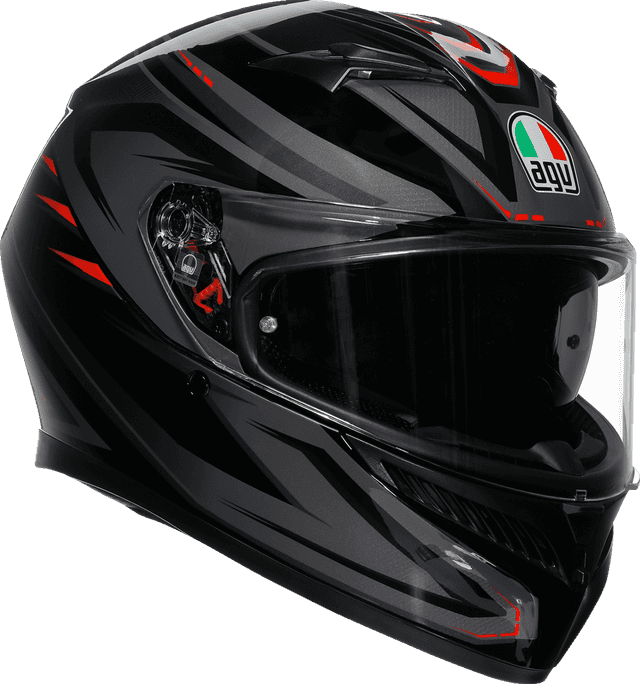 AGV 0101-18037 K3 Helmet - Syth - Black/Red - 2XL — image 1 of 6