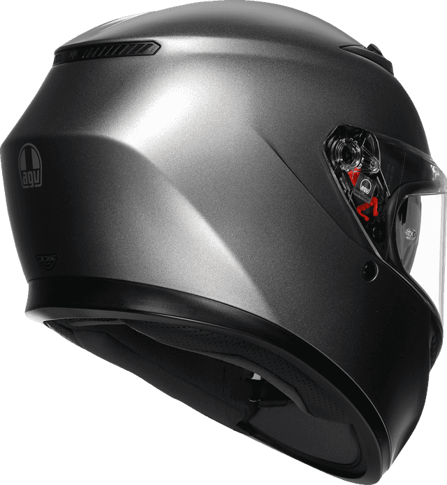 AGV 0101-18049 K3 Helmet - Mono - Matte Luna Gray - Small — image 5 of 7