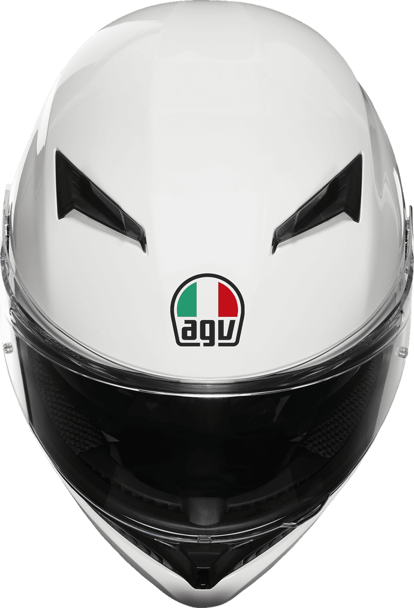 AGV 0101-18060 K3 Helmet - Mono - White - 2XL — image 6 of 6