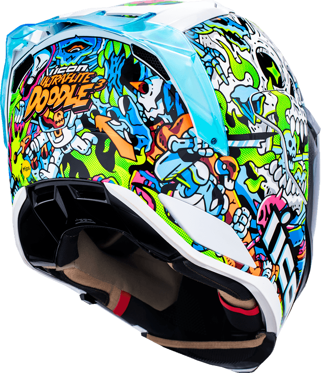 ICON 0101-18065 Ultraflite Helmet - Doodle 3 - MIPS® - Blue - XL — image 4 of 4