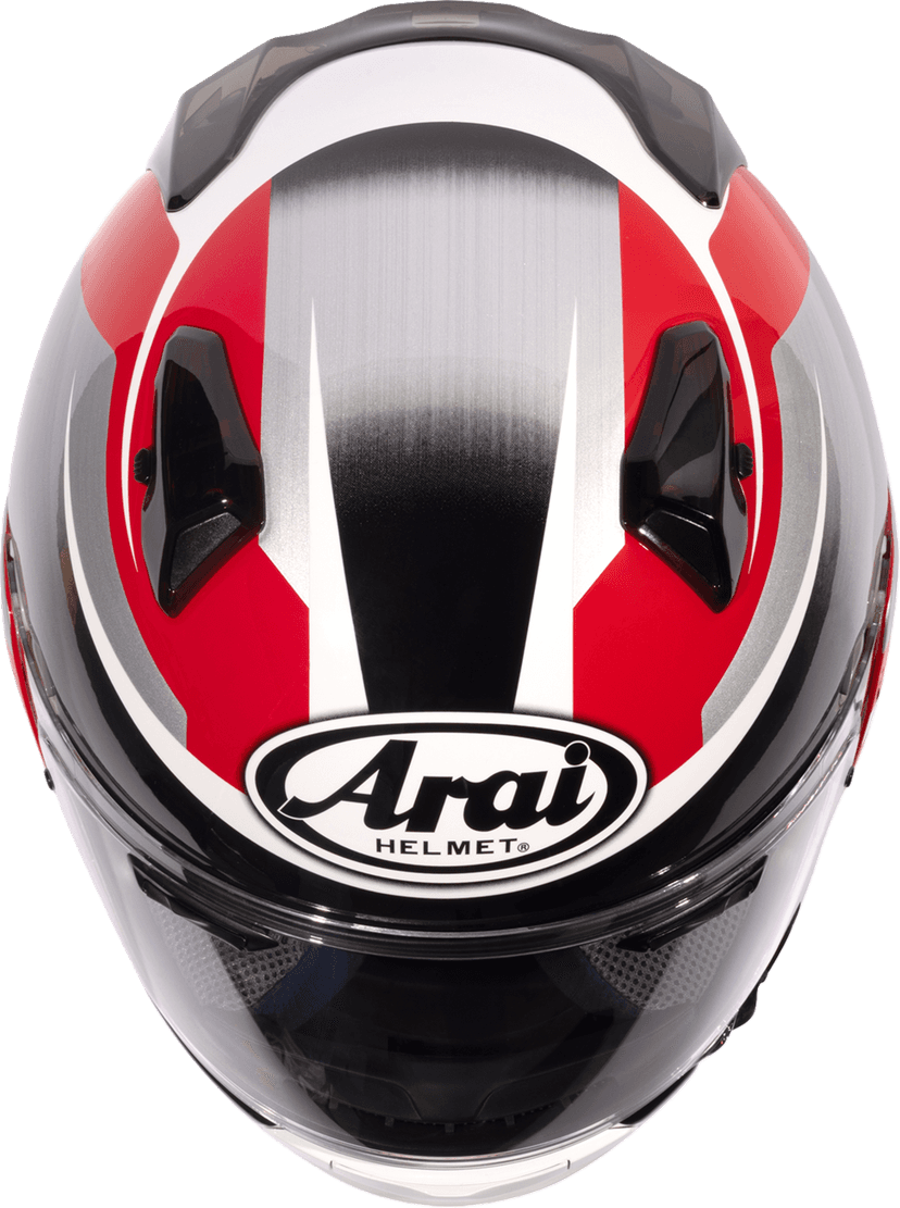 ARAI HELMETS 010118117 Quantum-X Helmet - Steel - Red - Small — image 9 of 10