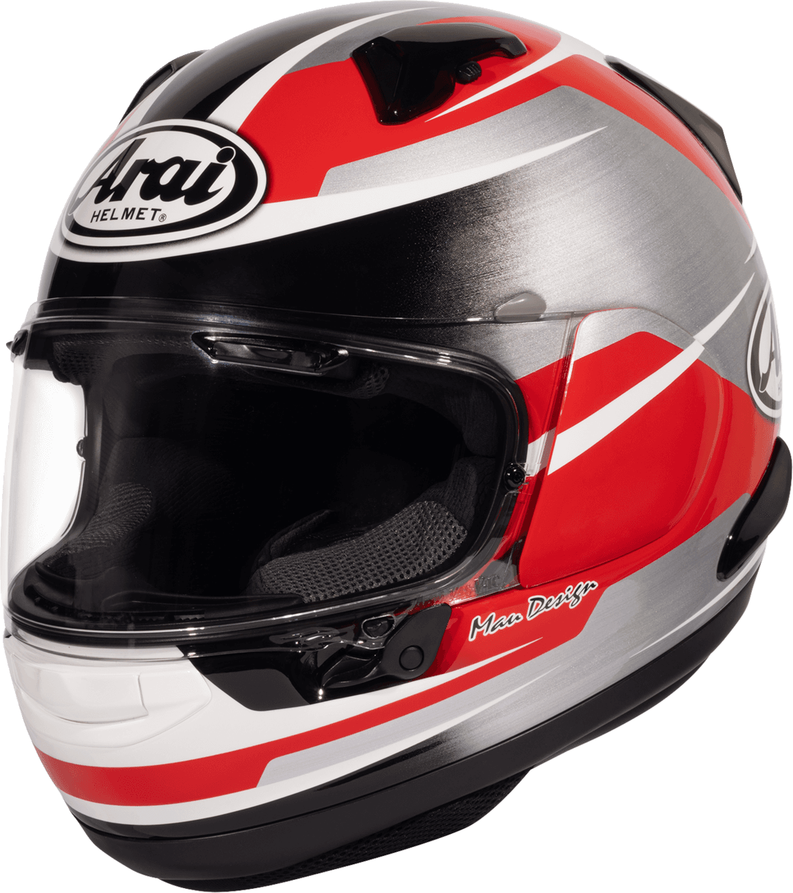 ARAI HELMETS 010118117 Quantum-X Helmet - Steel - Red - Small