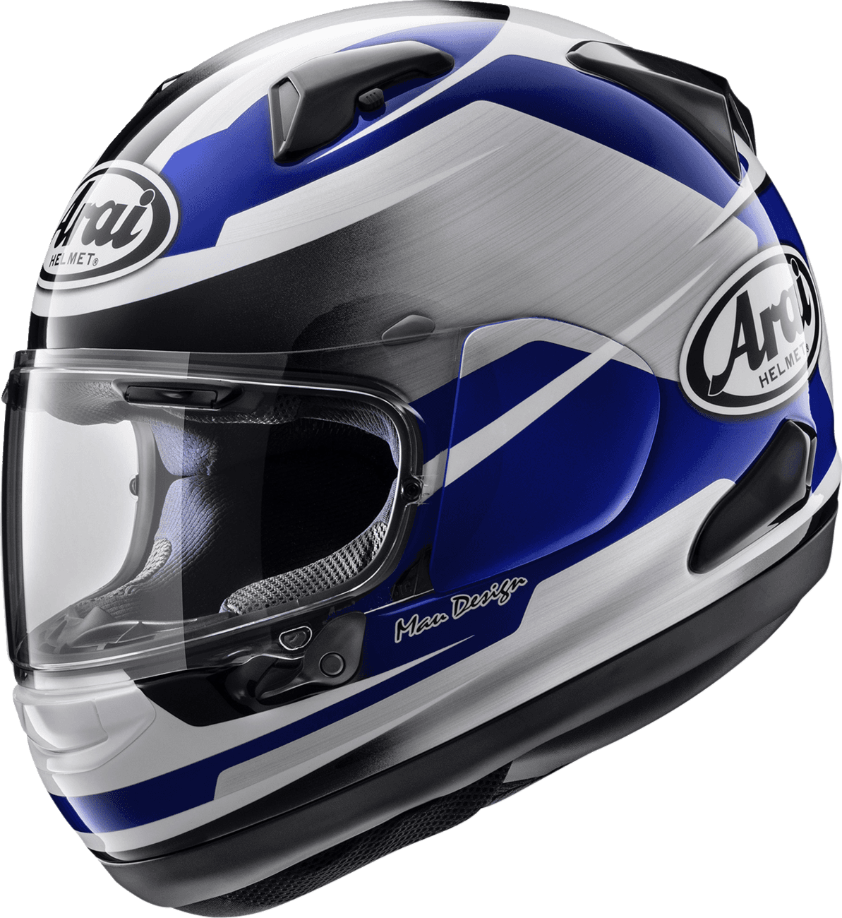 ARAI HELMETS 0101-18122 Quantum-X Helmet - Steel - Blue - XS