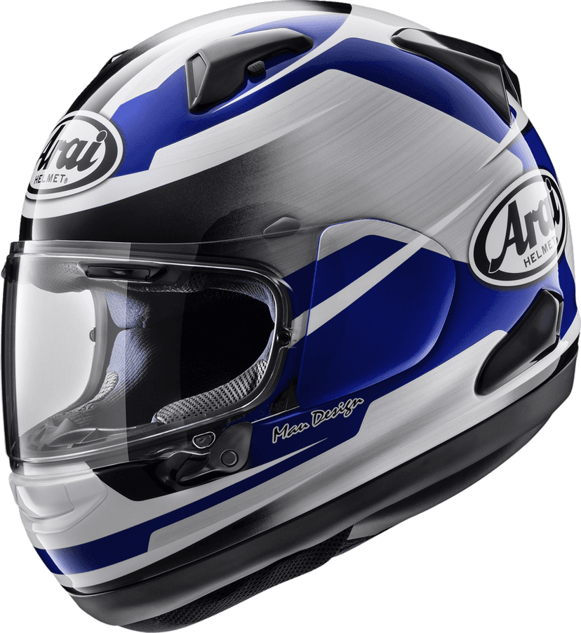 ARAI HELMETS 0101-18125 Quantum-X Helmet - Steel - Blue - Large — image 1 of 2