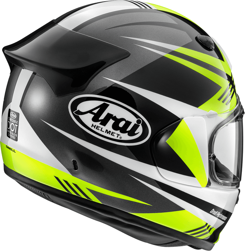 ARAI HELMETS 0101-18147 Contour-X Helmet - Mark - Yellow - Small — image 2 of 2