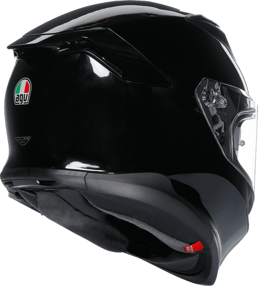 AGV 0101-18153 K7 Helmet - Gloss Black - Small — image 5 of 7