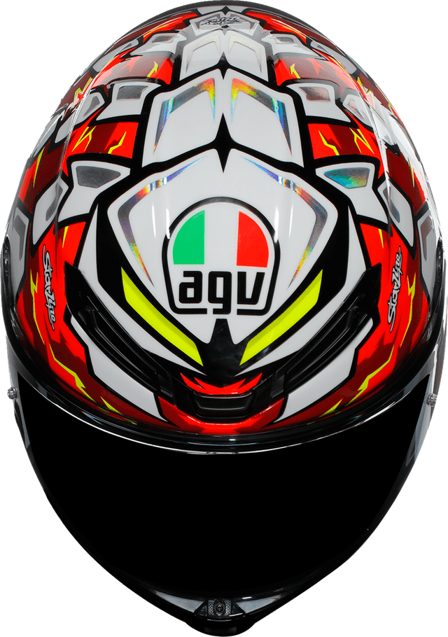 AGV 0101-18313 K6 S Helmet - Bezzecchi 2024 - Small — image 7 of 7