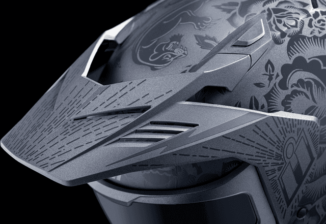 ICON 0101-18338 Elsinore™ Helmet - Darkgard - Black - XS — image 4 of 8