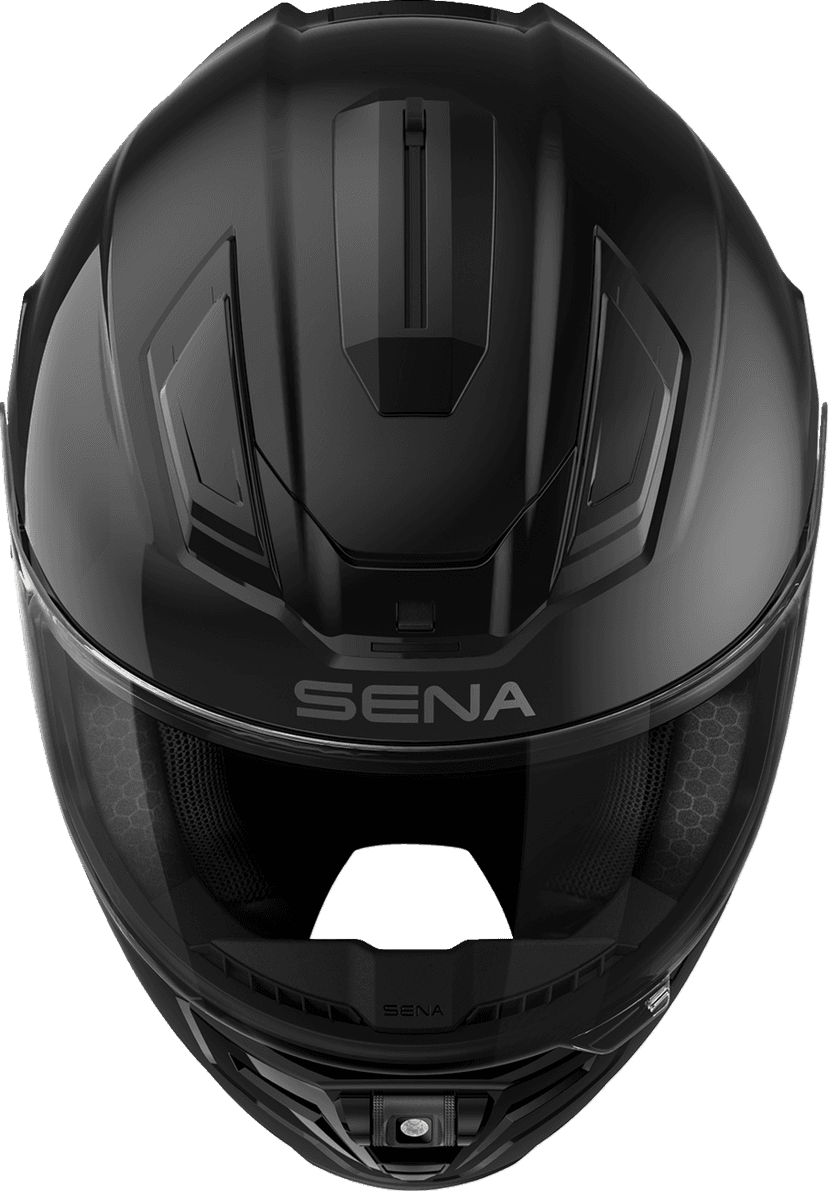 SENA 0101-18351 Phantom Helmet - Gloss Black - Large — image 4 of 5