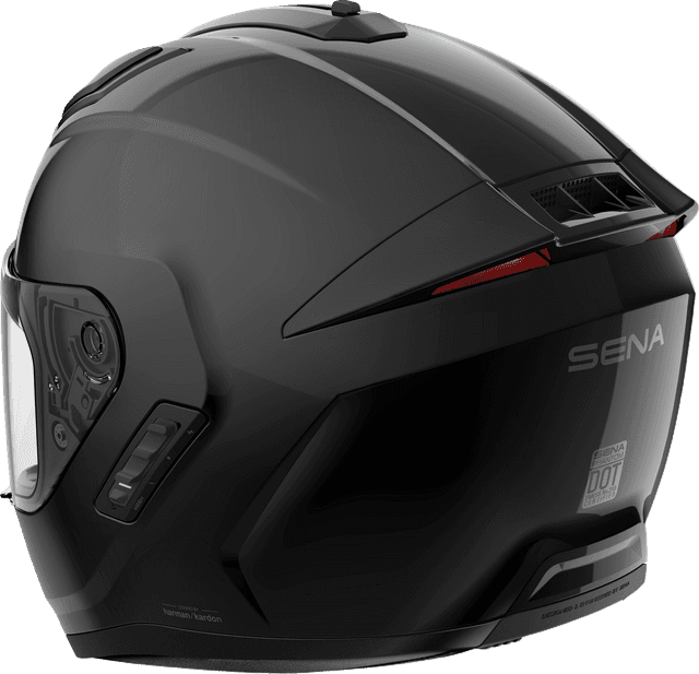 SENA 0101-18354 Phantom Helmet - Gloss Black - XL — image 3 of 5