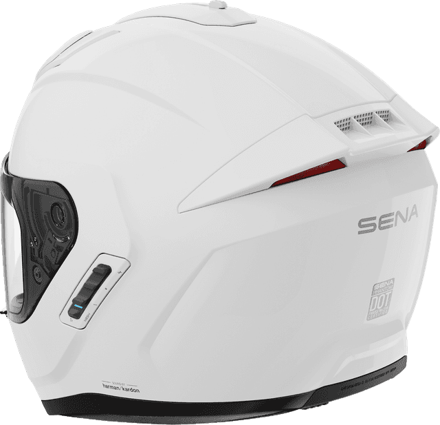 SENA 0101-18358 Phantom Helmet - Gloss White - Small — image 2 of 5