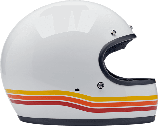 BILTWELL 0101-18367 Gringo Helmet - Sunset Spectrum - 2XL — image 5 of 7