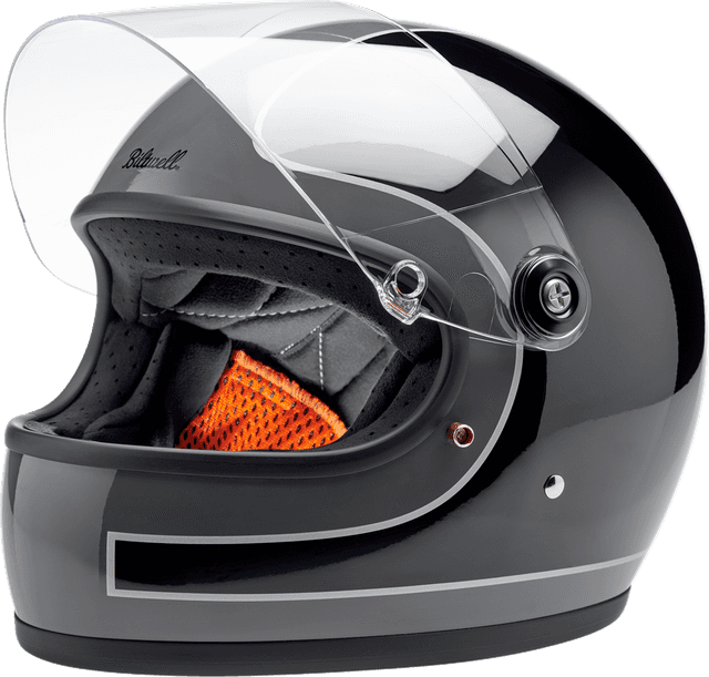 BILTWELL 0101-18381 Gringo S Helmet - Tracker - Gloss Storm Gray/Black - Small — image 2 of 10