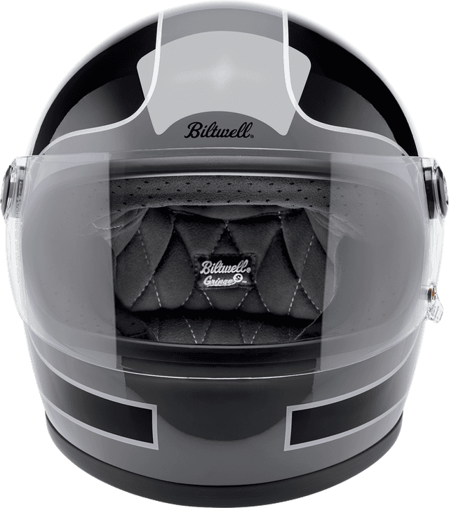 BILTWELL 0101-18381 Gringo S Helmet - Tracker - Gloss Storm Gray/Black - Small — image 3 of 10