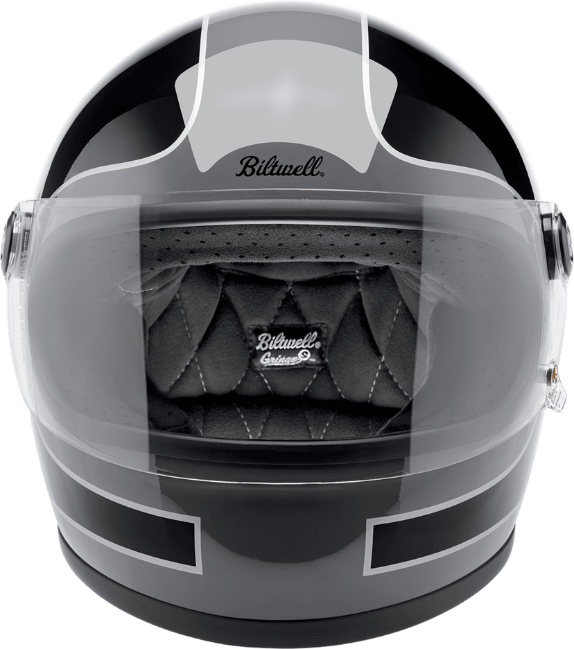 BILTWELL 0101-18383 Gringo S Helmet - Tracker - Gloss Storm Gray/Black - Large — image 5 of 10