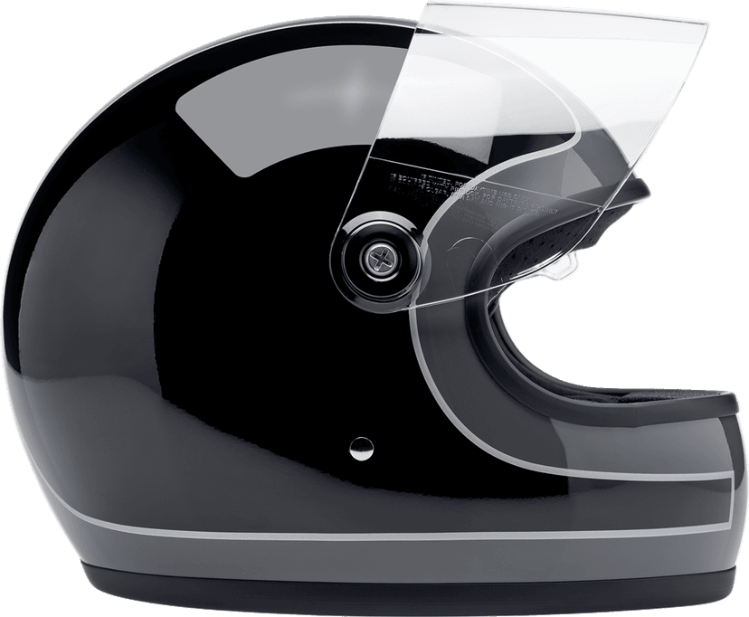 BILTWELL 0101-18383 Gringo S Helmet - Tracker - Gloss Storm Gray/Black - Large — image 7 of 10