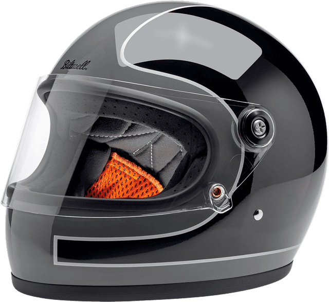 BILTWELL 0101-18385 Gringo S Helmet - Tracker - Gloss Storm Gray/Black - 2XL — image 1 of 10