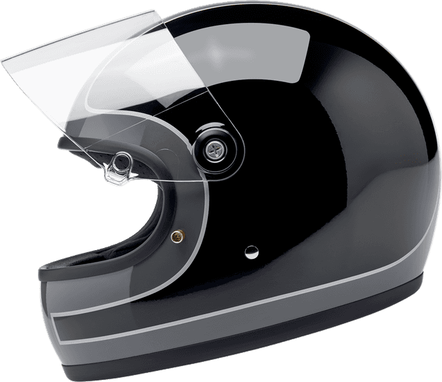 BILTWELL 0101-18385 Gringo S Helmet - Tracker - Gloss Storm Gray/Black - 2XL — image 7 of 10