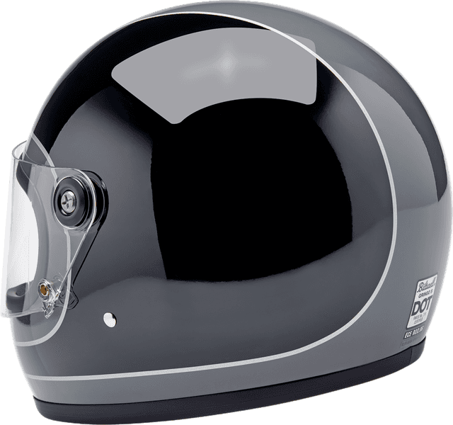 BILTWELL 0101-18385 Gringo S Helmet - Tracker - Gloss Storm Gray/Black - 2XL — image 6 of 10