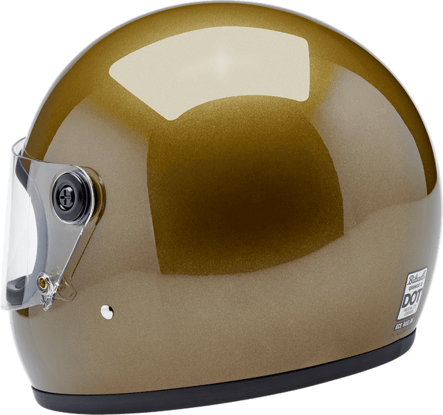 BILTWELL 0101-18386 Gringo S Helmet - Metallic Ugly Gold - XS — image 3 of 9