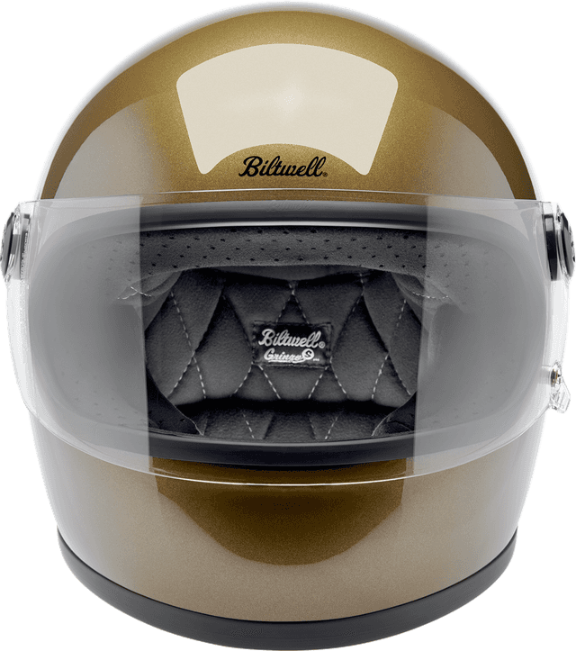 BILTWELL 0101-18386 Gringo S Helmet - Metallic Ugly Gold - XS — image 5 of 9