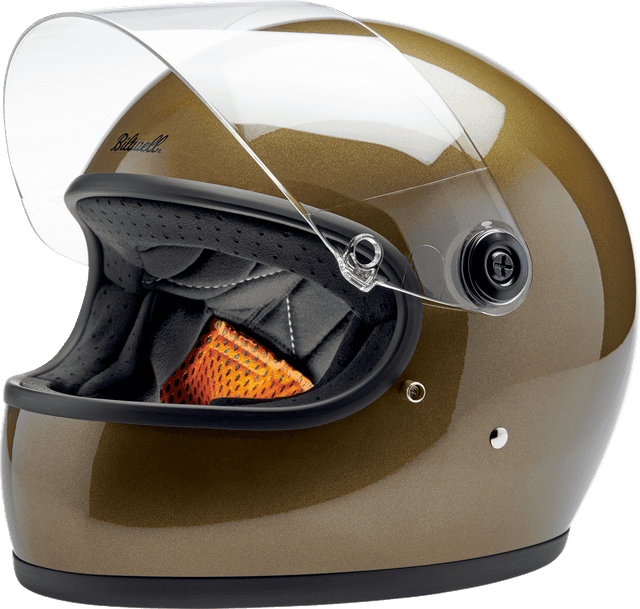 BILTWELL 0101-18388 Gringo S Helmet - Metallic Ugly Gold - Medium — image 6 of 9