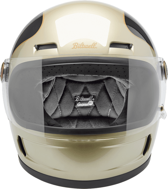 BILTWELL 0101-18400 Gringo SV Helmet - Tracker - Gloss Metallic Champagne/Charcoal - Medium — image 5 of 12