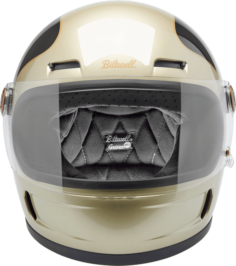 BILTWELL 0101-18400 Gringo SV Helmet - Tracker - Gloss Metallic Champagne/Charcoal - Medium — image 5 of 12