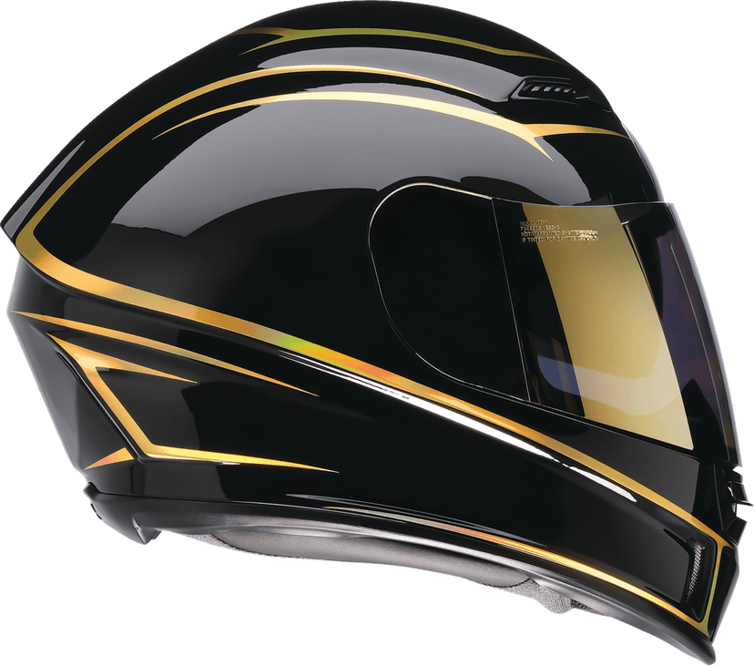 Z1R 0101-18404 Jackal Helmet - Foil - Black/Gold - XS — image 3 of 4