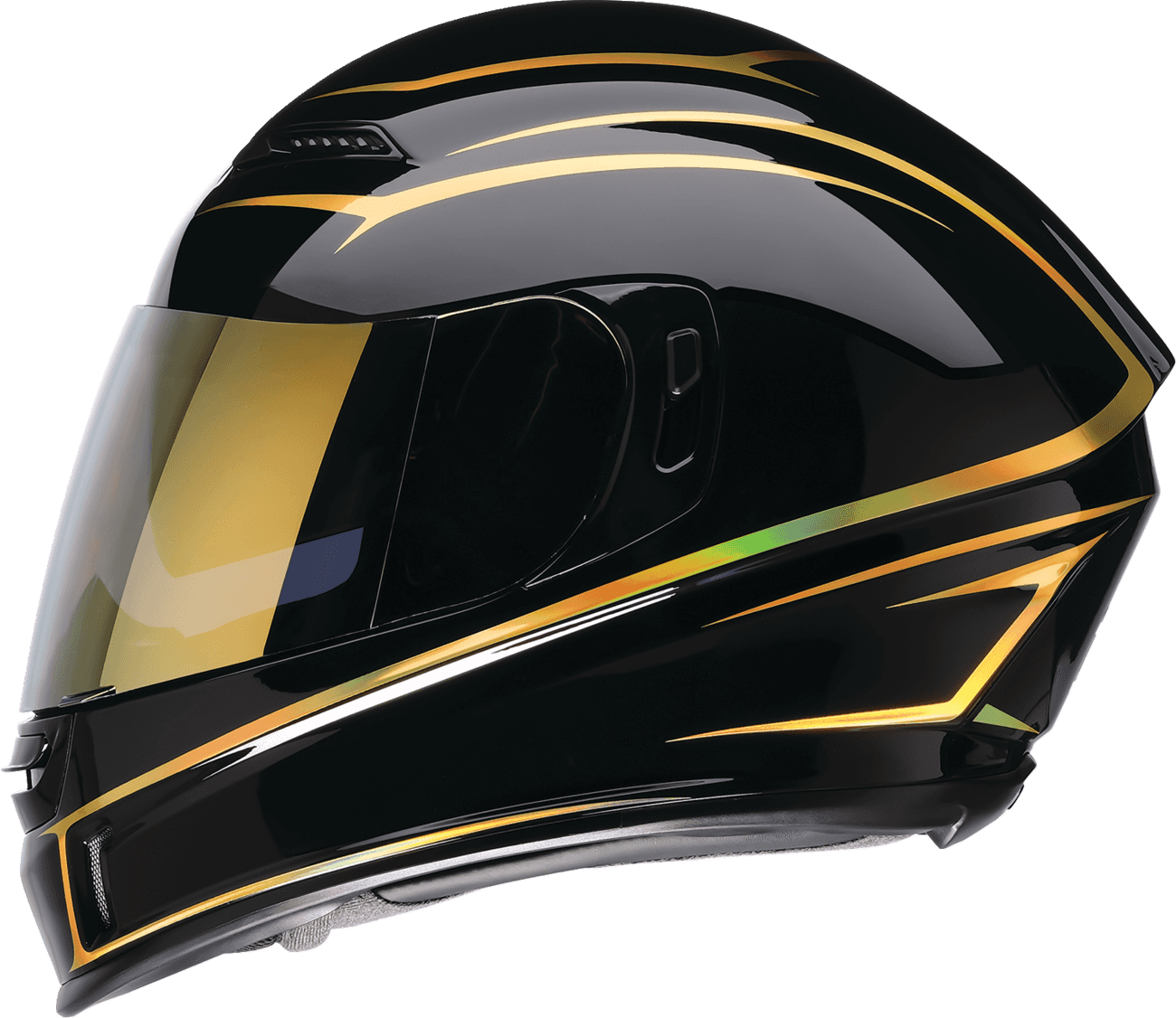 Z1R 0101-18409 Jackal Helmet - Foil - Black/Gold - 2XL
