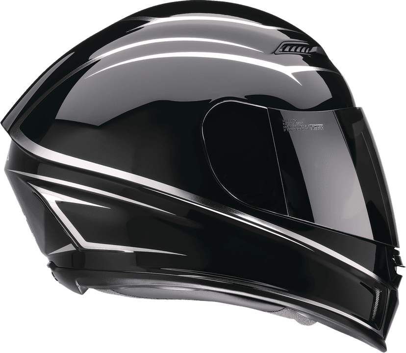 Z1R 0101-18410 Jackal Helmet - Foil - Black/Silver - XS — image 3 of 4