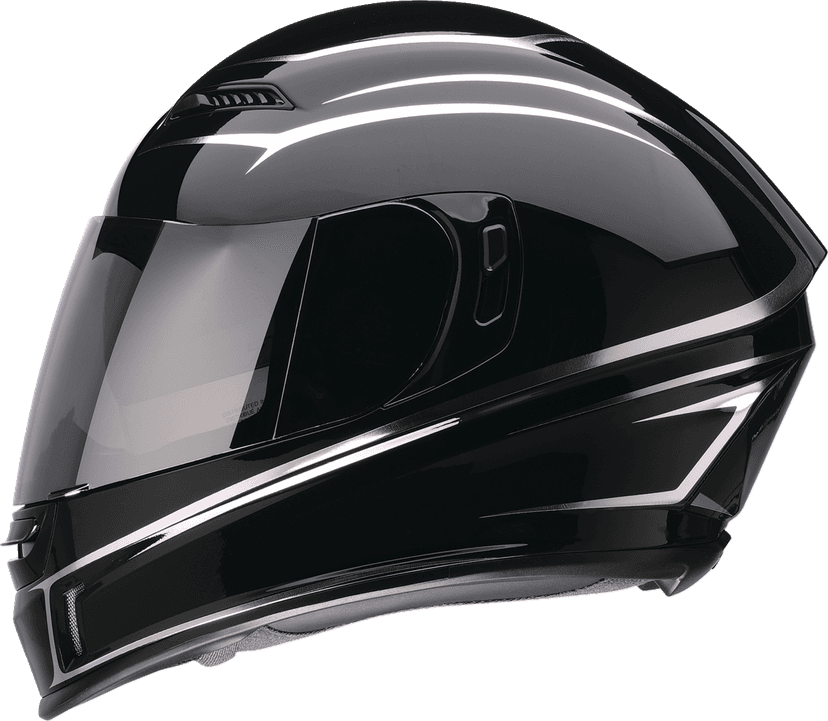 Z1R 0101-18412 Jackal Helmet - Foil - Black/Silver - Medium — image 1 of 4