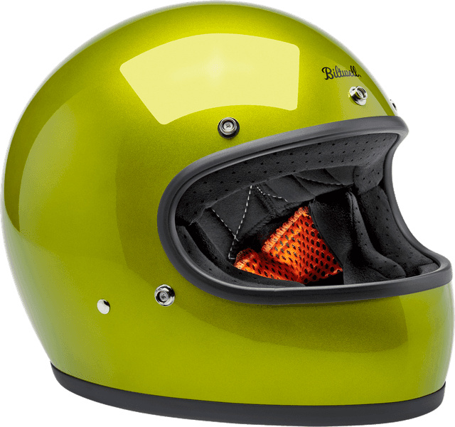 BILTWELL 0101-18476 Gringo Helmet - Metallic Lime - Small — image 5 of 7