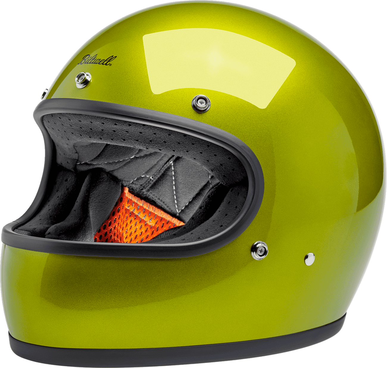 BILTWELL 0101-18476 Gringo Helmet - Metallic Lime - Small