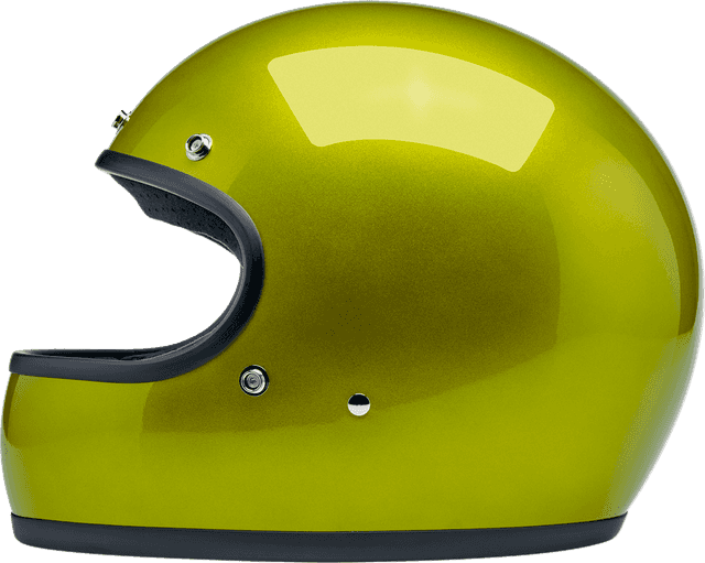 BILTWELL 0101-18478 Gringo Helmet - Metallic Lime - Large — image 7 of 7