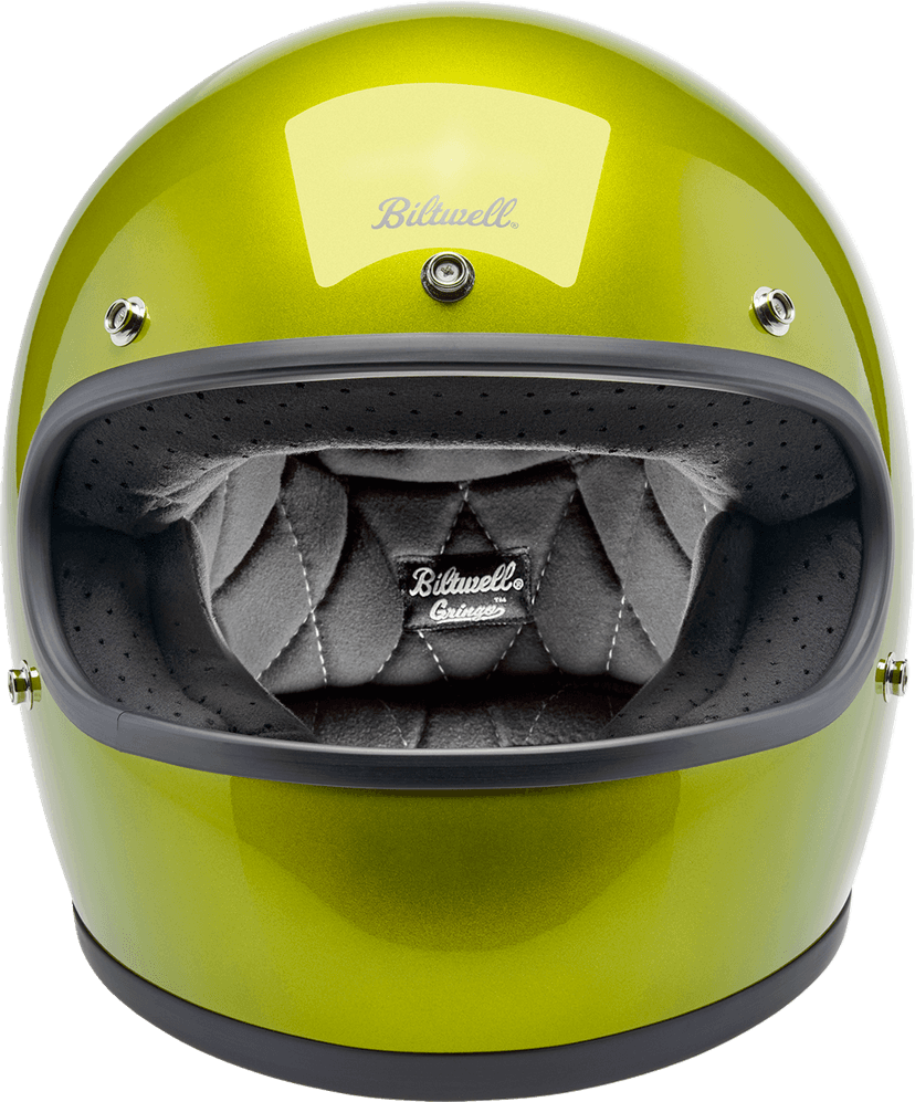 BILTWELL 0101-18479 Gringo Helmet - Metallic Lime - XL — image 2 of 7