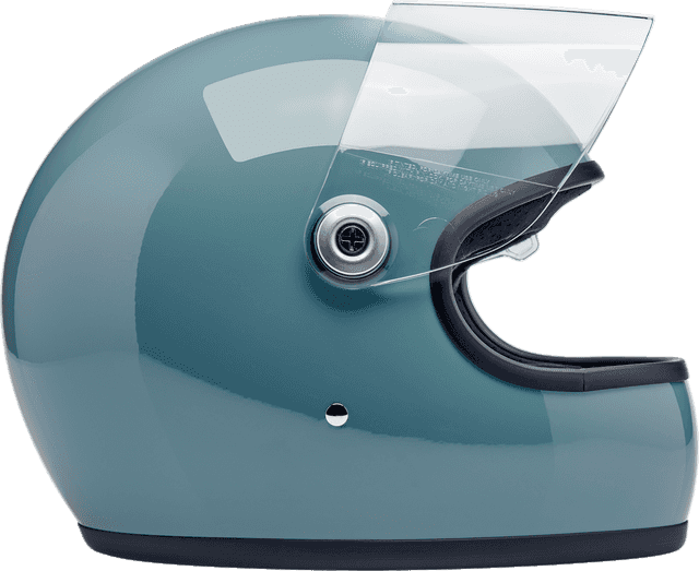 BILTWELL 0101-18480 Gringo S Helmet - Gloss Agave Blue - XS — image 8 of 9