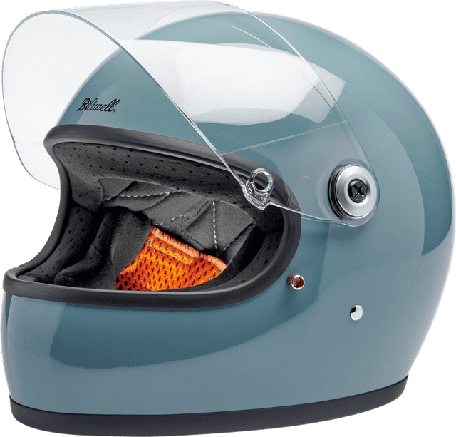 BILTWELL 0101-18480 Gringo S Helmet - Gloss Agave Blue - XS — image 6 of 9