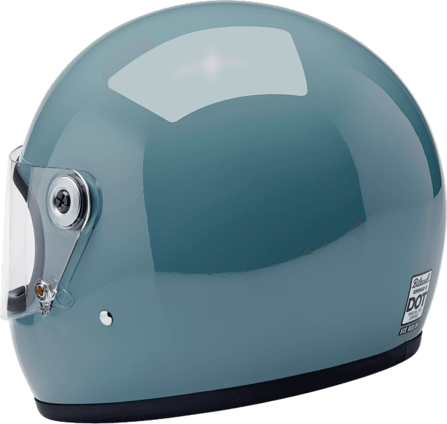 BILTWELL 0101-18480 Gringo S Helmet - Gloss Agave Blue - XS — image 3 of 9