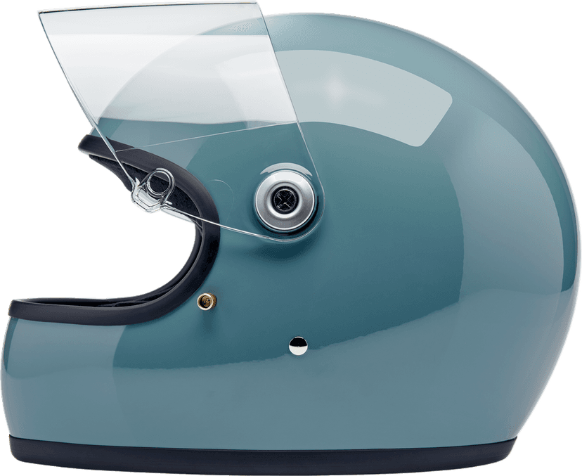 BILTWELL 0101-18482 Gringo S Helmet - Gloss Agave Blue - Medium — image 8 of 9