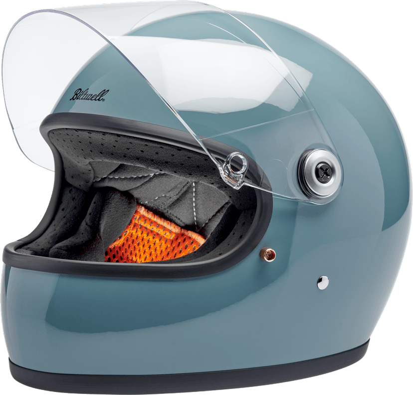 BILTWELL 0101-18482 Gringo S Helmet - Gloss Agave Blue - Medium — image 6 of 9