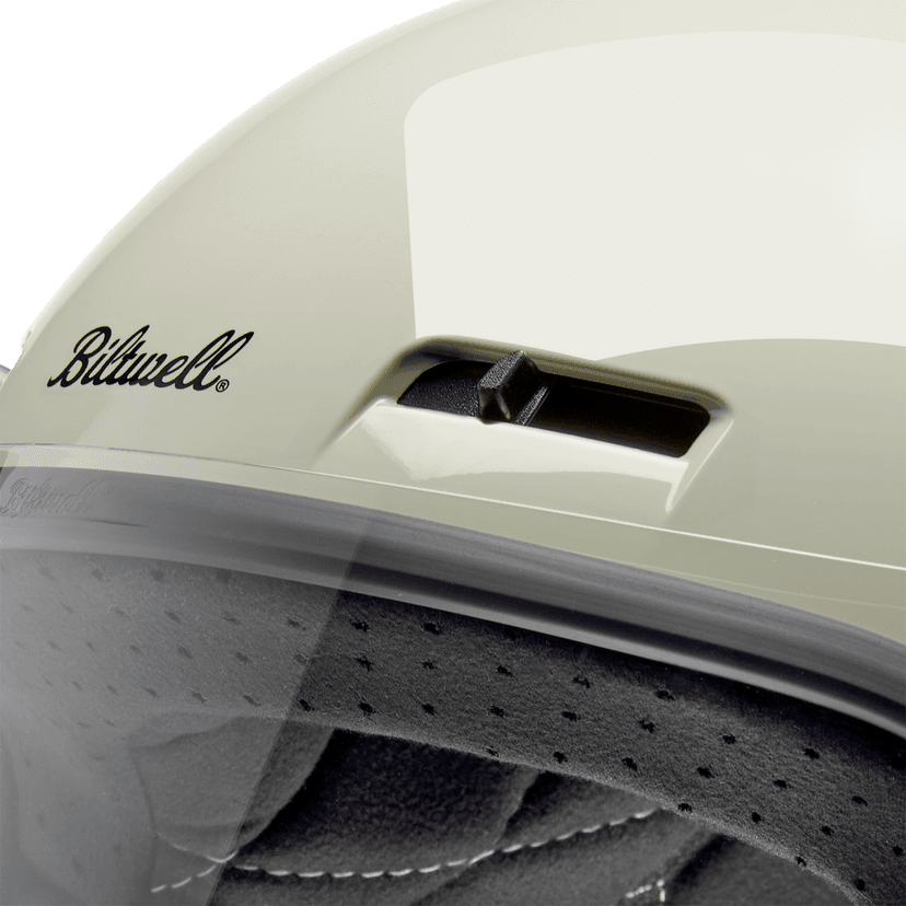 BILTWELL 0101-18486 Gringo SV Helmet - Gloss Chalk Gray - XS — image 10 of 11