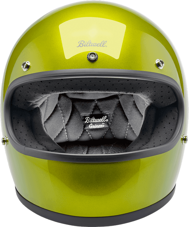 BILTWELL 0101-18498 Gringo Helmet - Metallic Lime - 2XL — image 2 of 7