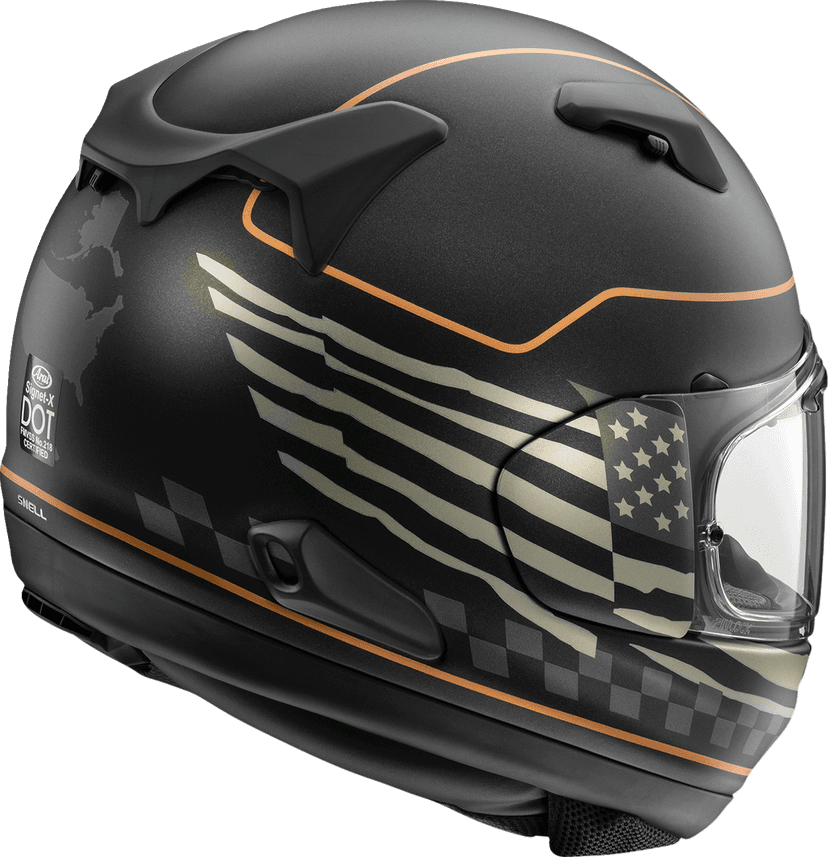 ARAI HELMETS 010118518 Signet-X Helmet - US Flag - Black Frost - Small — image 2 of 2