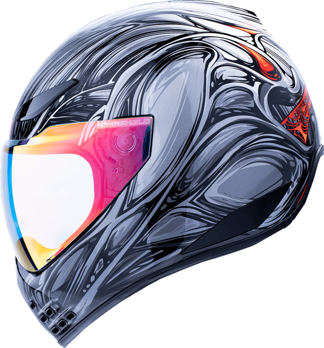 ICON 0101-18523 Domain™ Helmet - Nouveau - Silver - XS — image 2 of 7