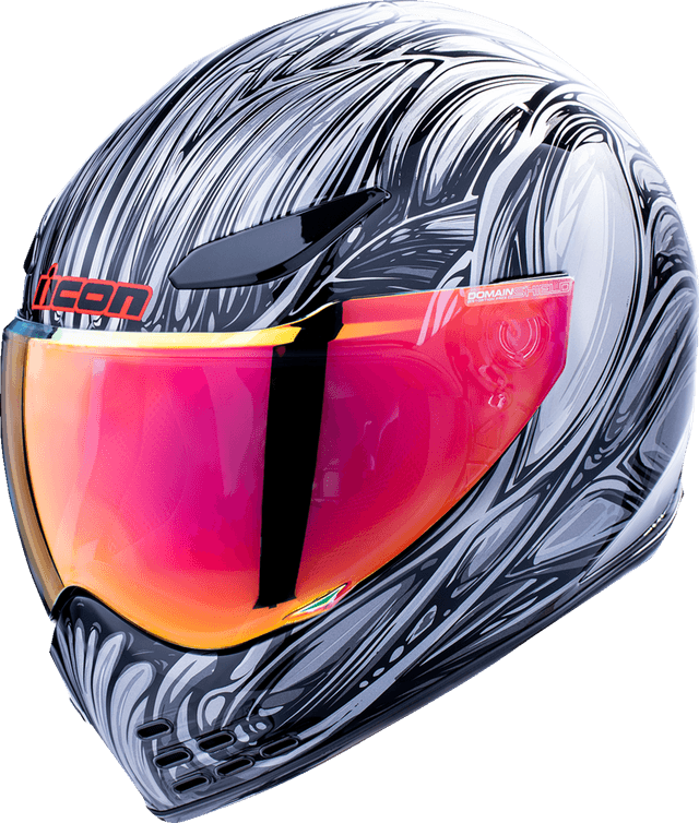 ICON 0101-18525 Domain™ Helmet - Nouveau - Silver - Medium — image 1 of 7