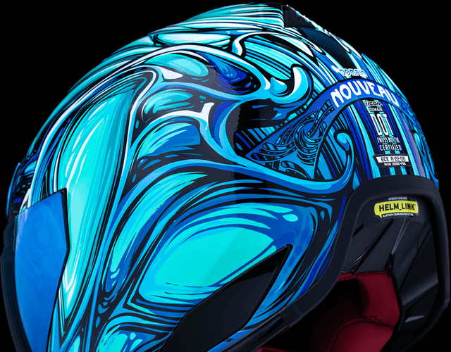 ICON 0101-18532 Domain™ Helmet - Nouveau - Blue - Medium — image 2 of 7